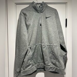 Nike Gray Half-Zip Sweatshirt